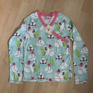 Hanna Anderson Pajama Top Organic XS New